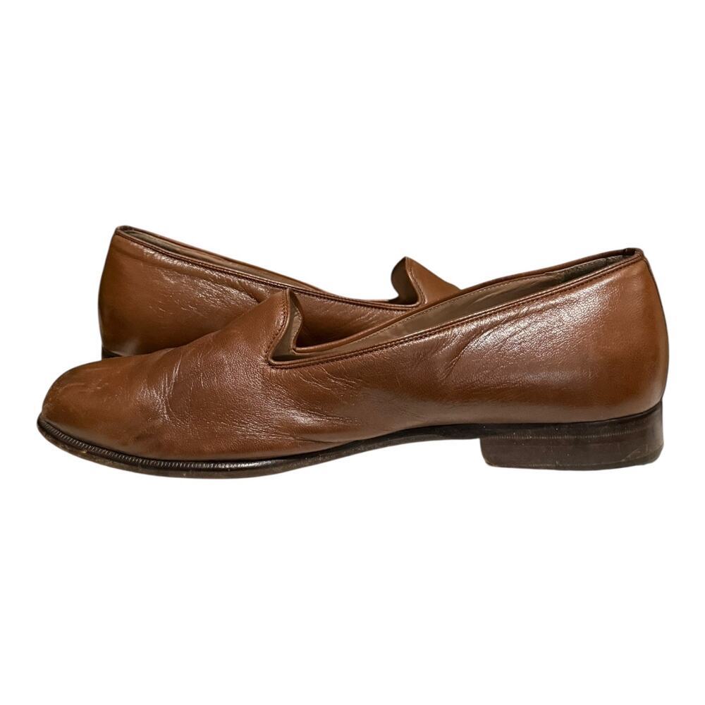 Bostonian Florentine Men’s Italian Leather Loafer Size 11 M Cognac Brown - Picture 8 of 10